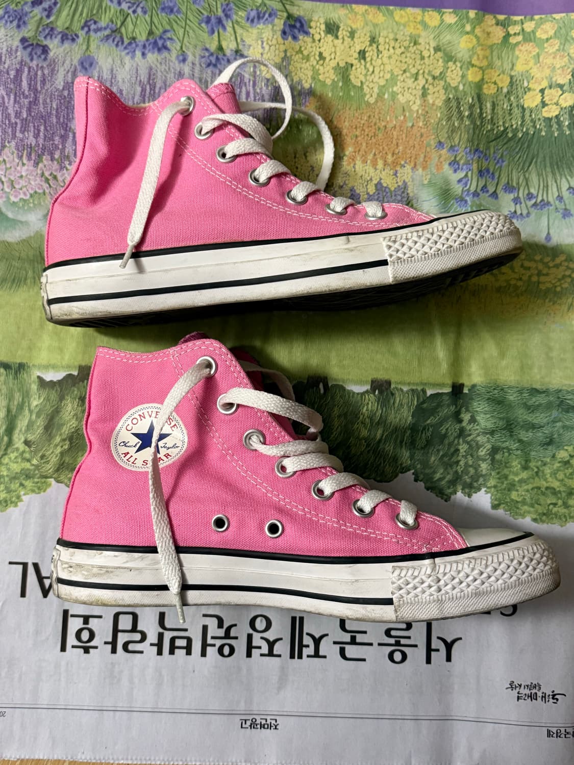 컨버스 올스타 하이 핑크 230 상품이미지3
