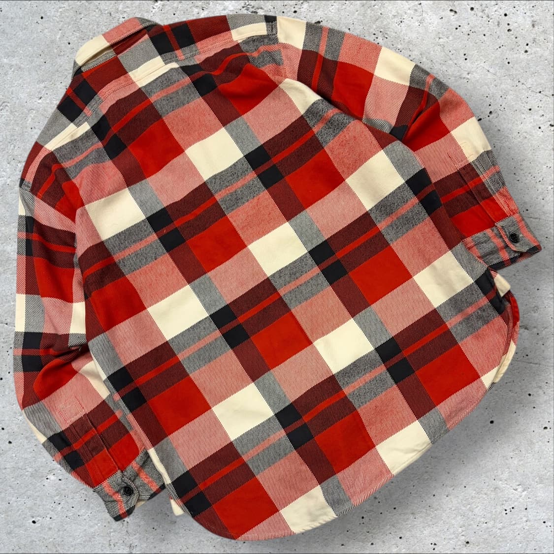 [100] 90s 폴로 랄프로렌 일경물산 레드 체크 셔츠 B745 상품이미지2