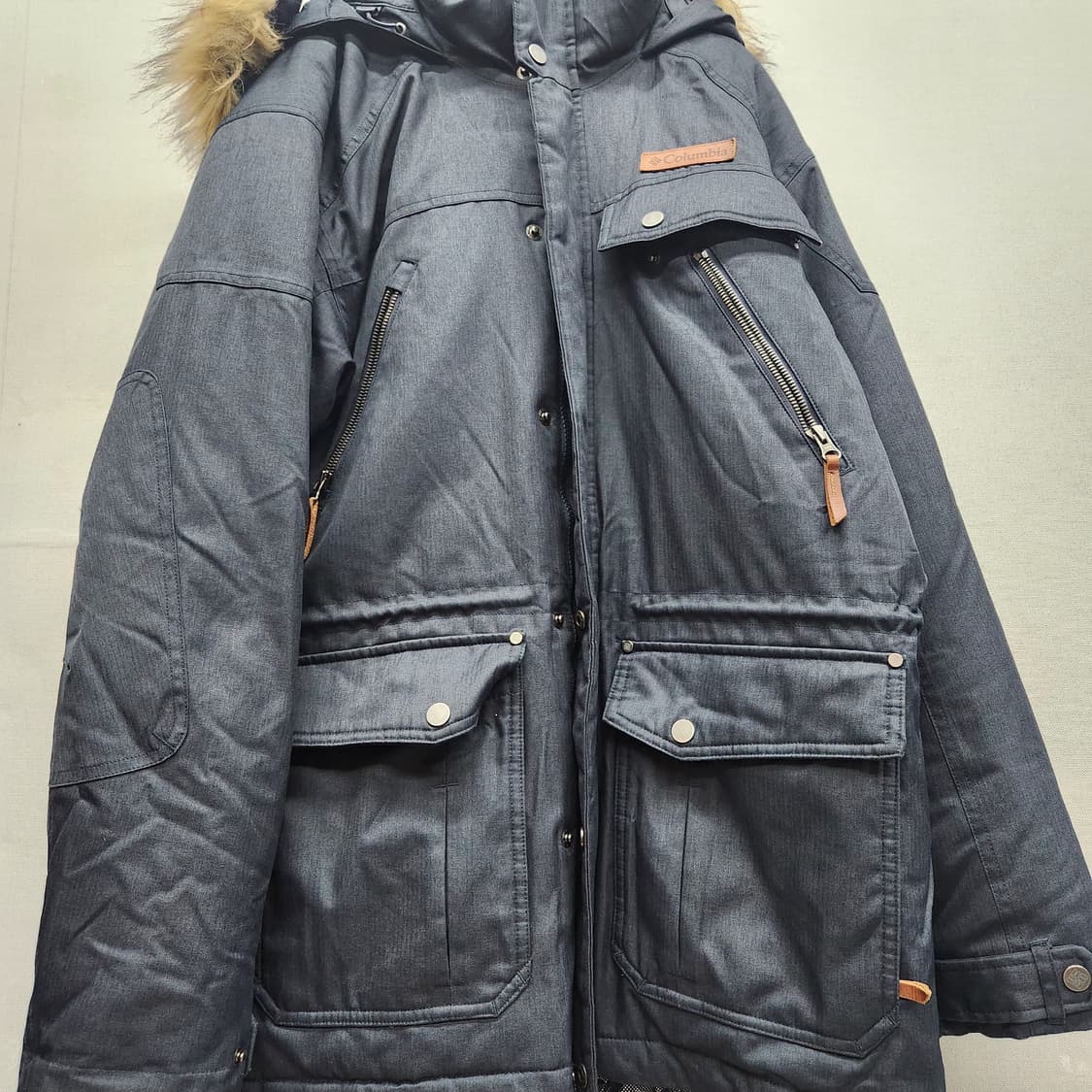 콜롬비아 후드퍼 야상 오리털패딩 L(XL) 상품이미지2