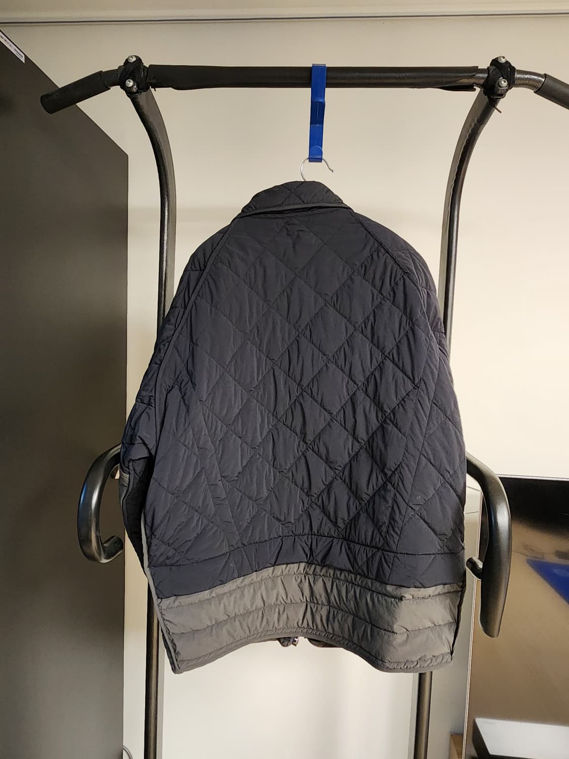 (95~105)시스템옴므 네이비 퀼팅 자켓 상품이미지3