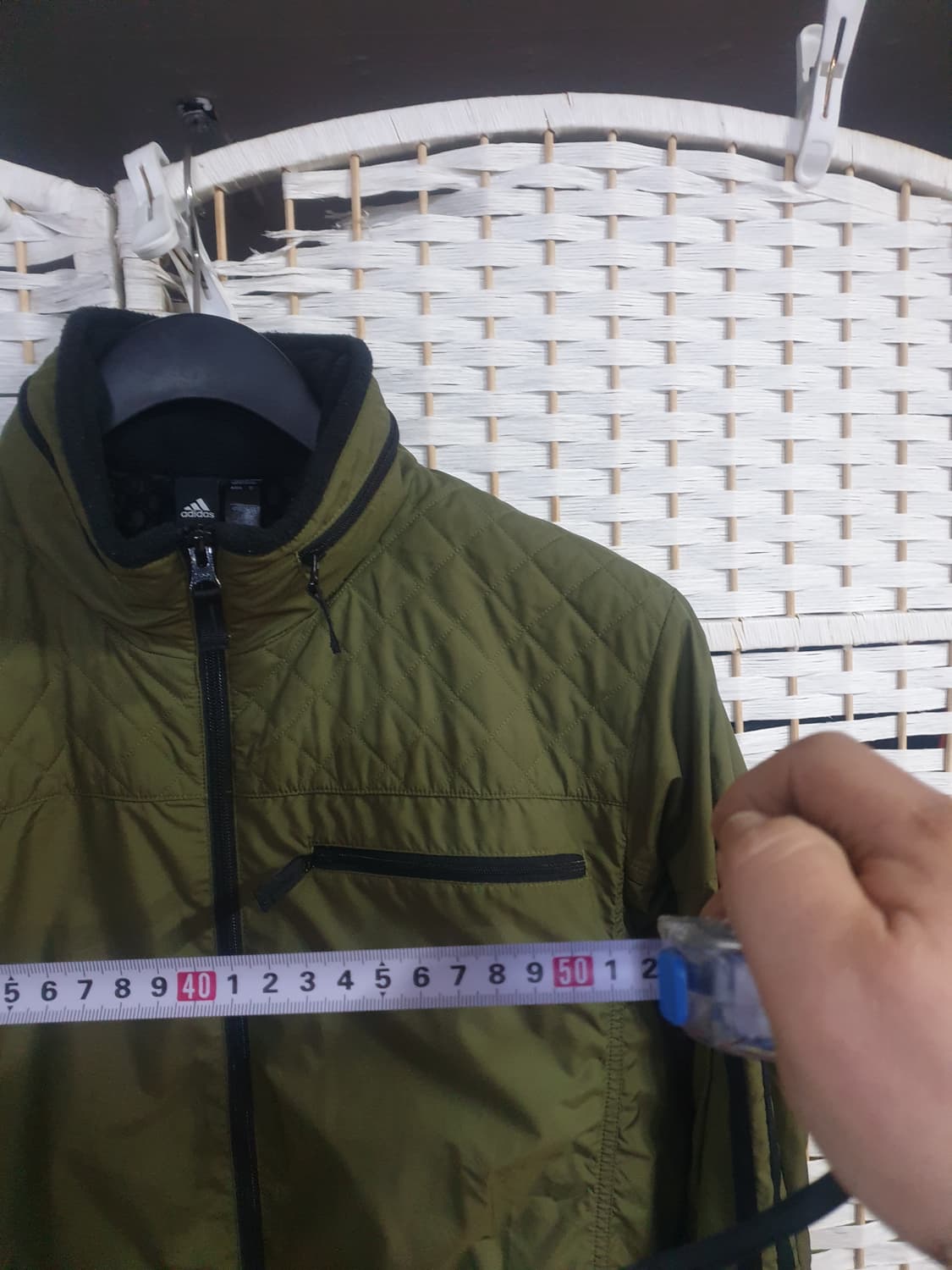 아디다스 올리브색 바람막이 점퍼 L 상품이미지5