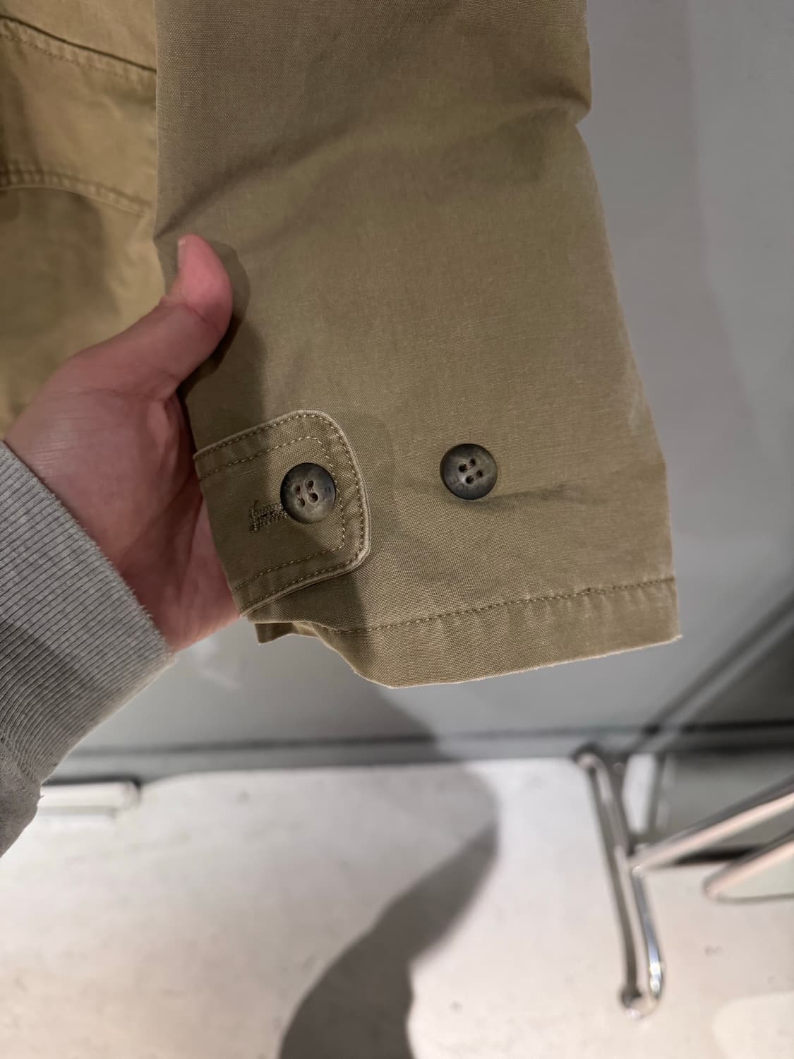 90s 노스페이스 코듀로이 카라 헌팅자켓  상품이미지6