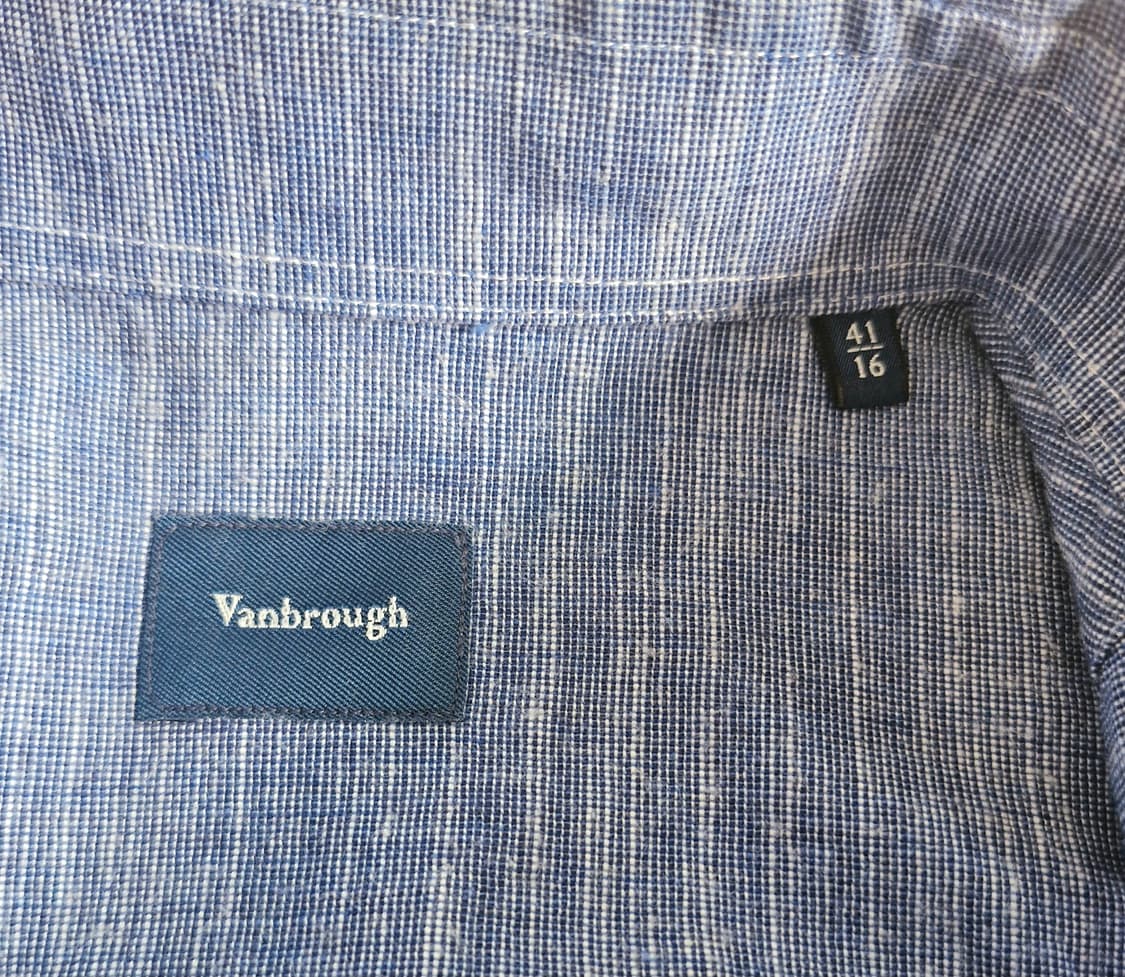 밴브루 코튼 린넨 셔츠 100 상품이미지5