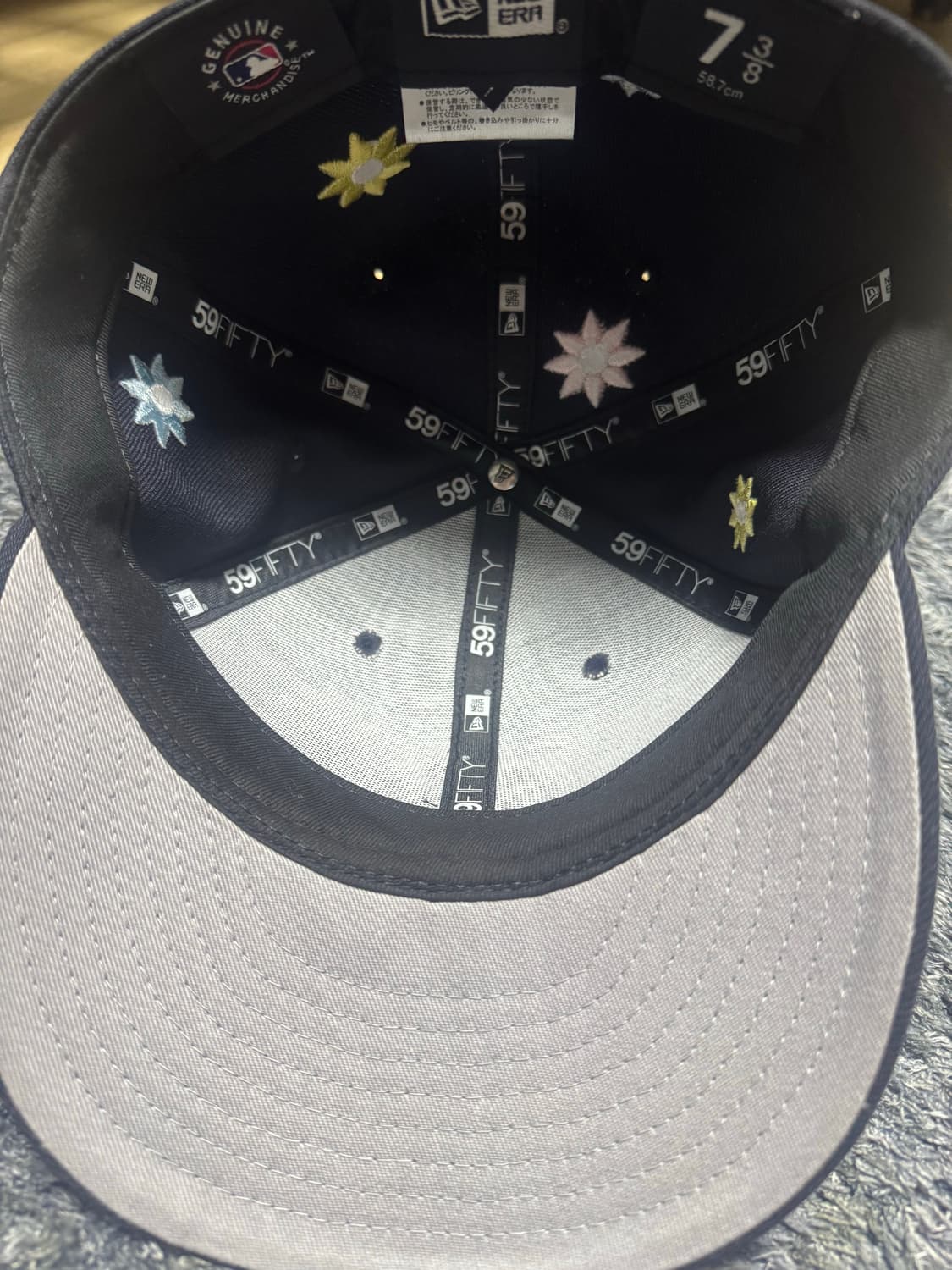 재팬 뉴에라 양키스 플라워 자수 59fifty 7 3/8 상품이미지4