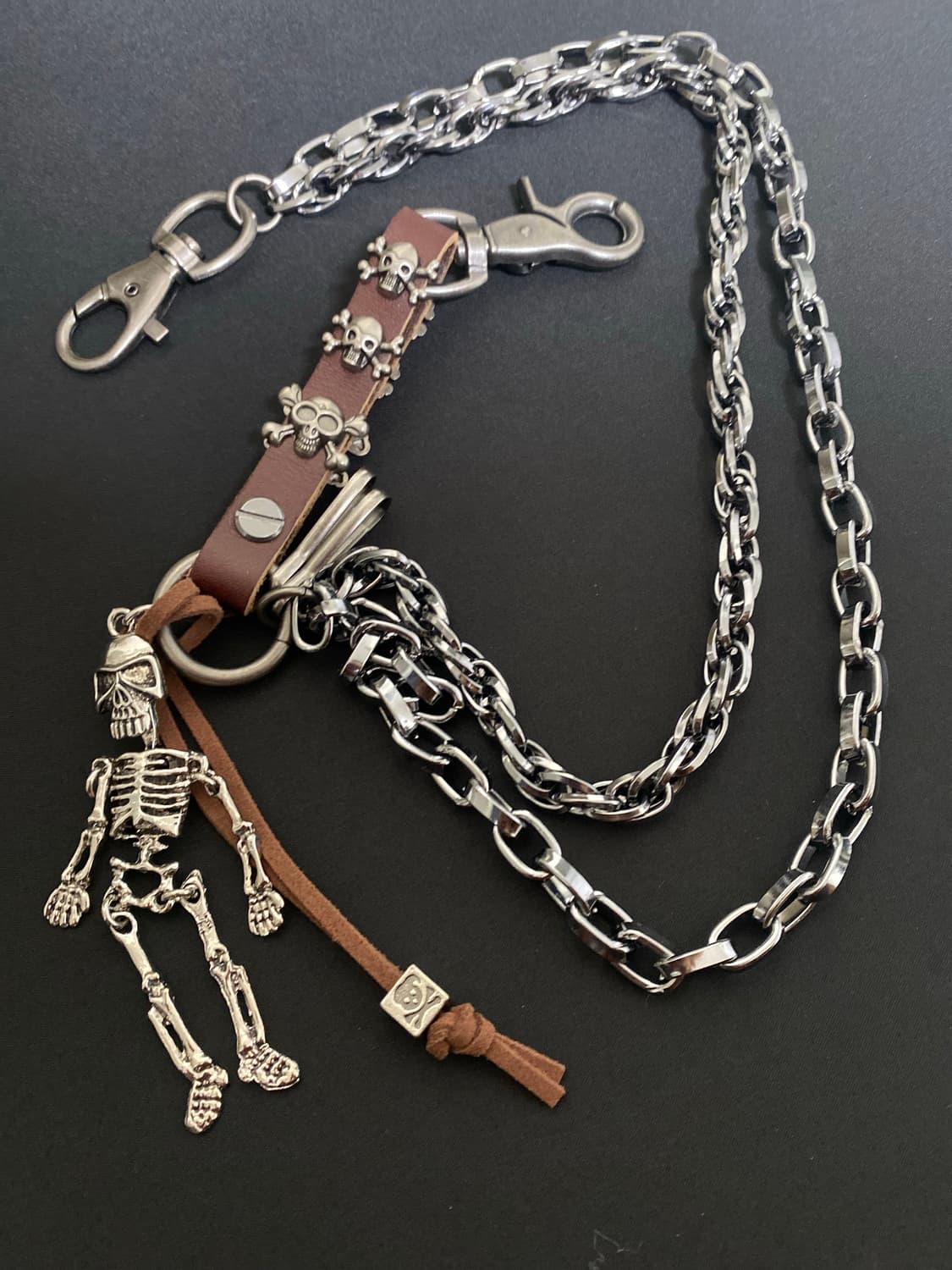 스컬 & 스켈레톤 팬츠 체인 상품이미지2