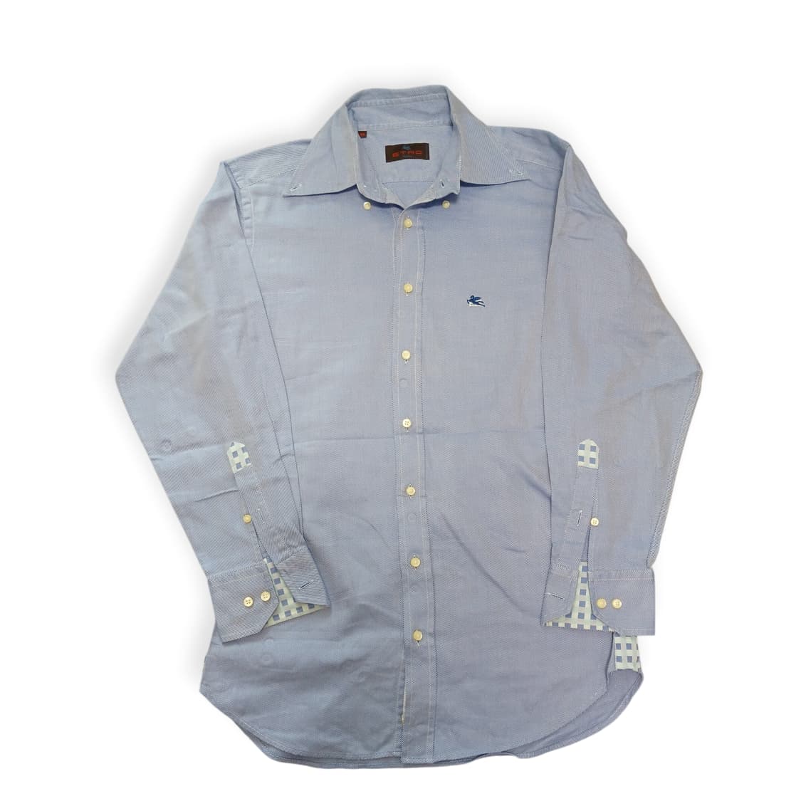 에트로 블루 사선 스트라이프 셔츠 상품이미지1