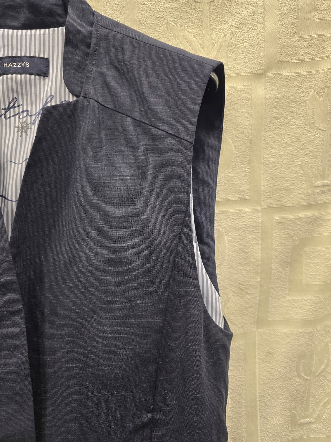 헤지스 네이비  조끼 베스트 66~77 상품이미지3