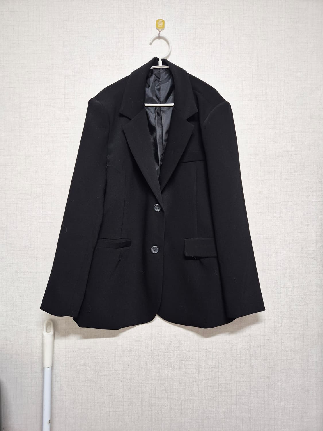 블랙 투버튼 자켓 상품이미지1