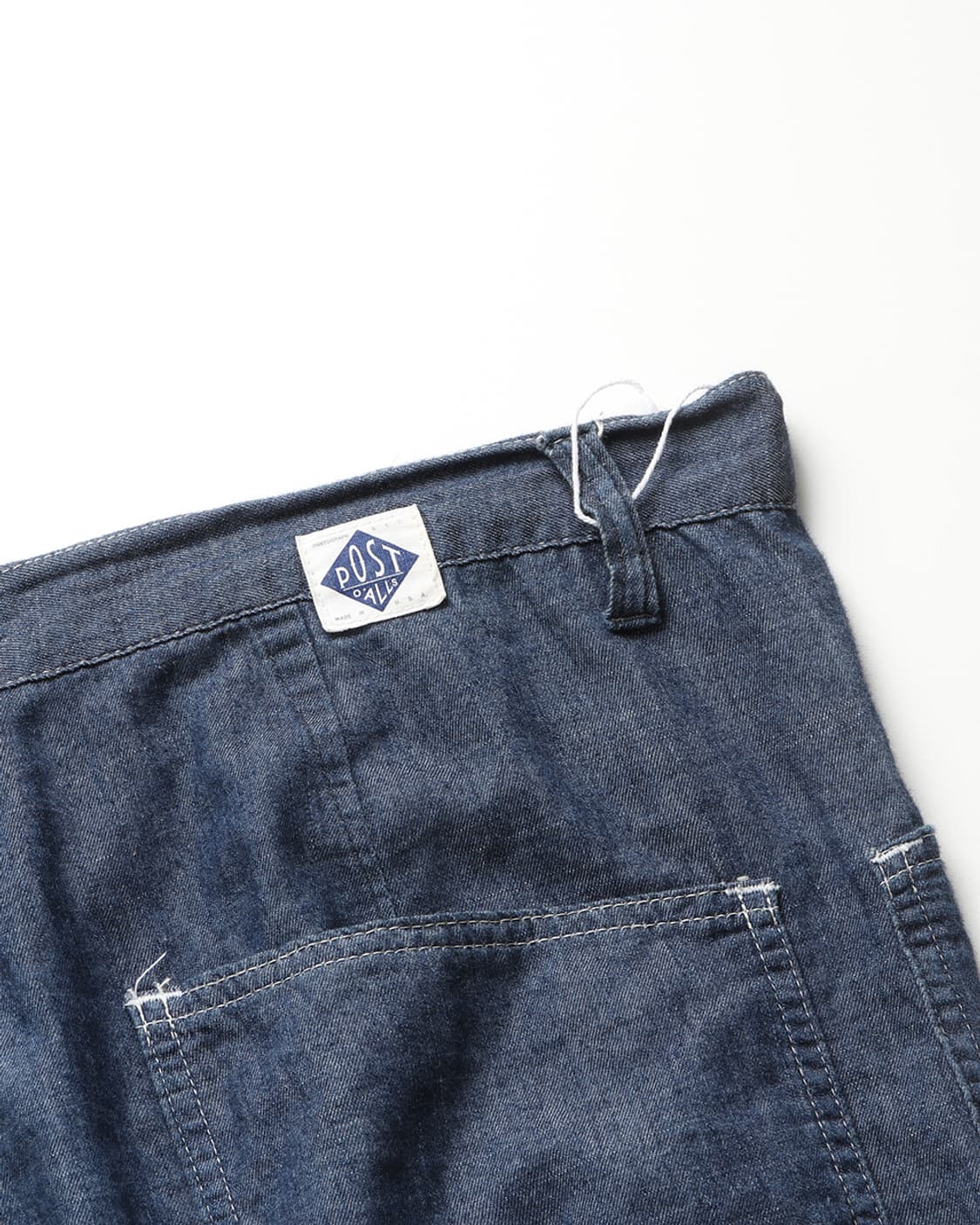 POST OVERALLS Indigo Work Shorts 상품이미지8