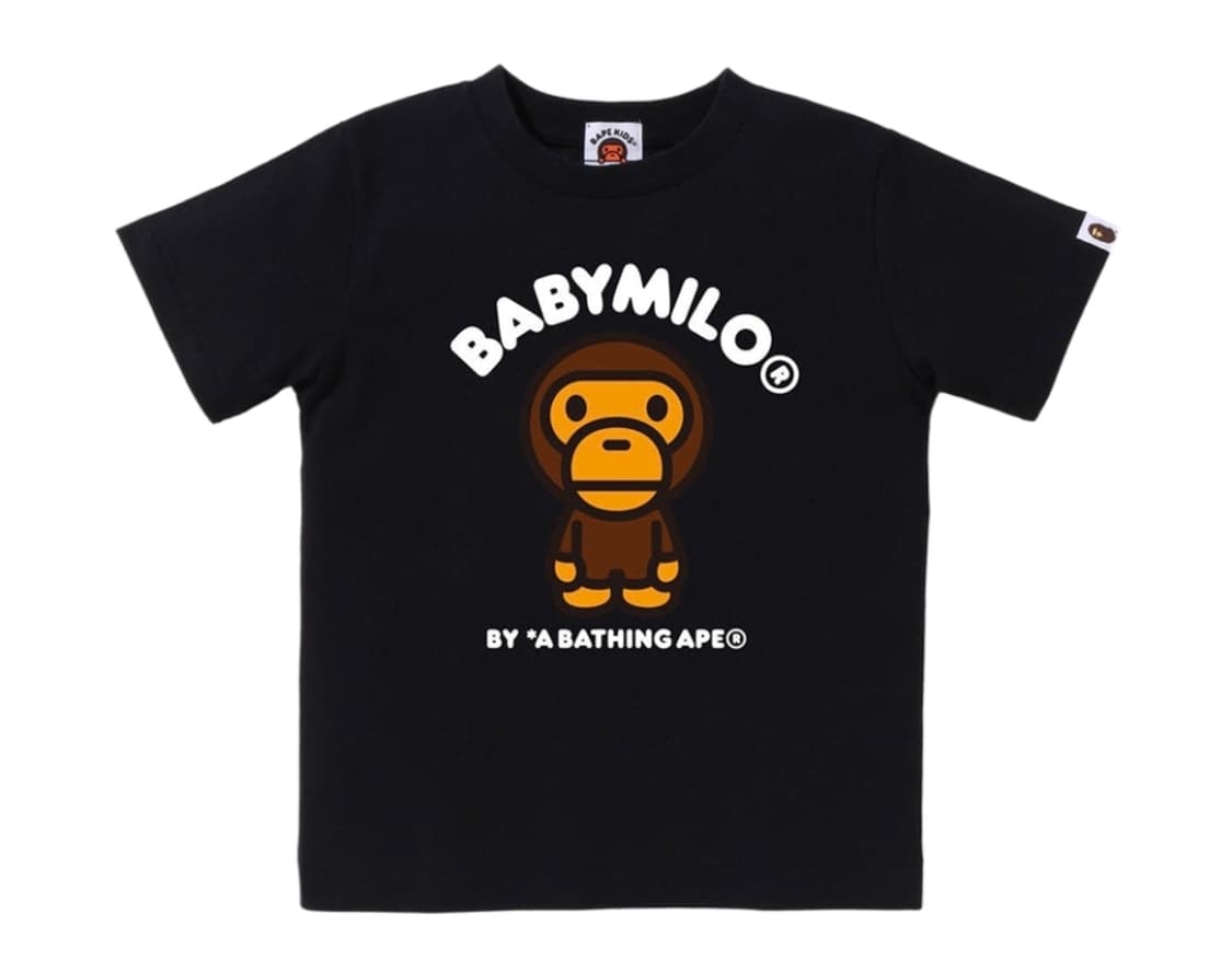 베이프 정품 키즈 120 베이비 마일로 반팔티 상품이미지1