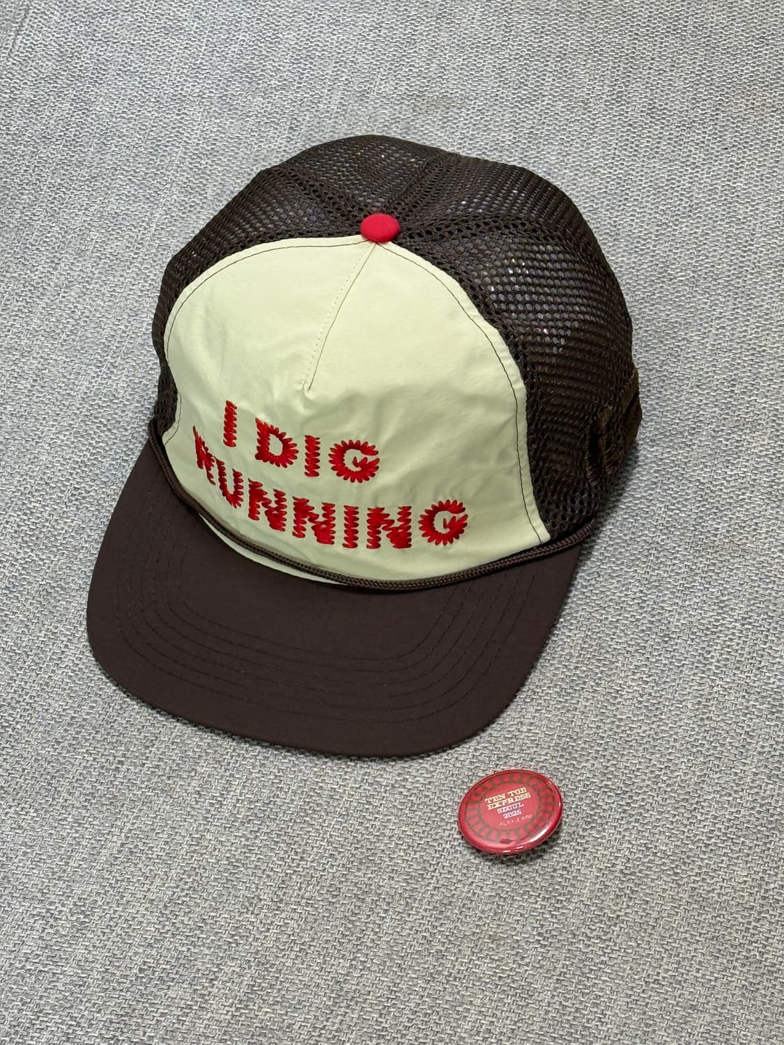 알렉스조노 i dig running 캡 (뱃지포함) 상품이미지3