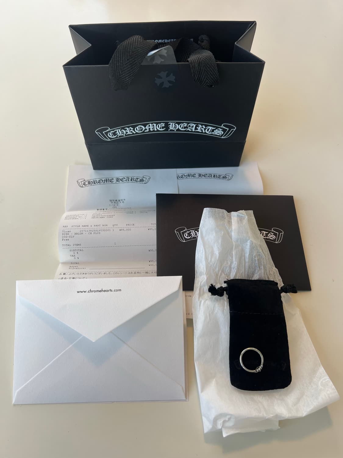 [us3] 크롬하츠 ch plus 버블검링 상품이미지1