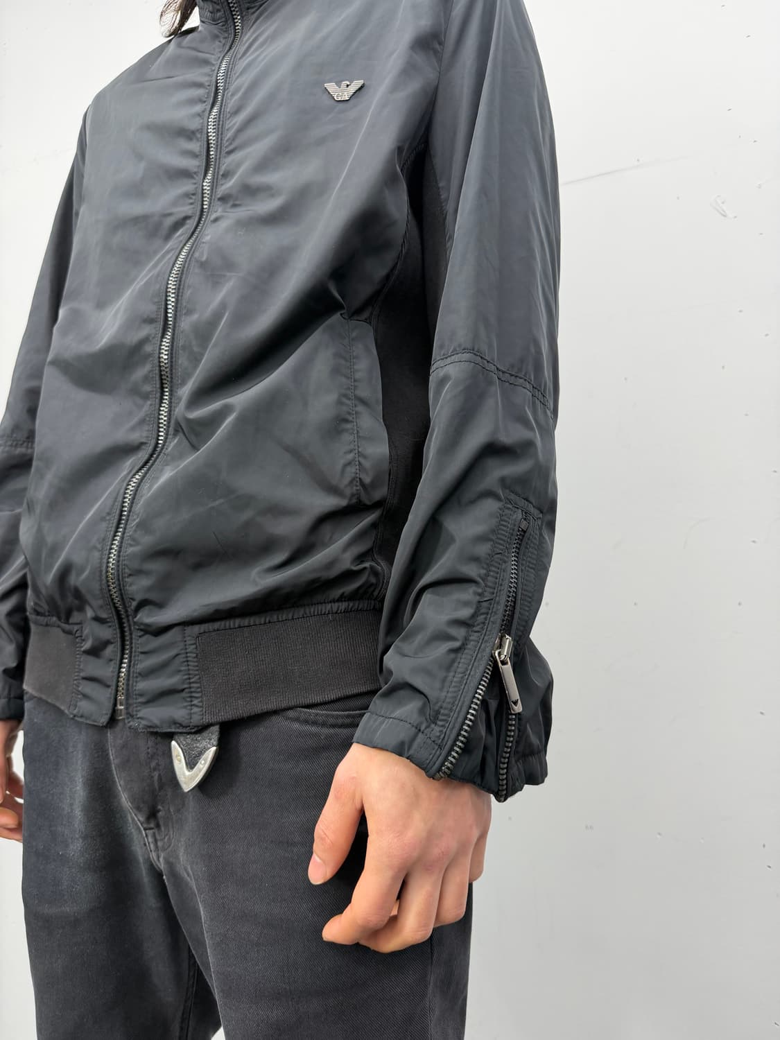 Emporio Armani biker Zip Jacket 상품이미지3