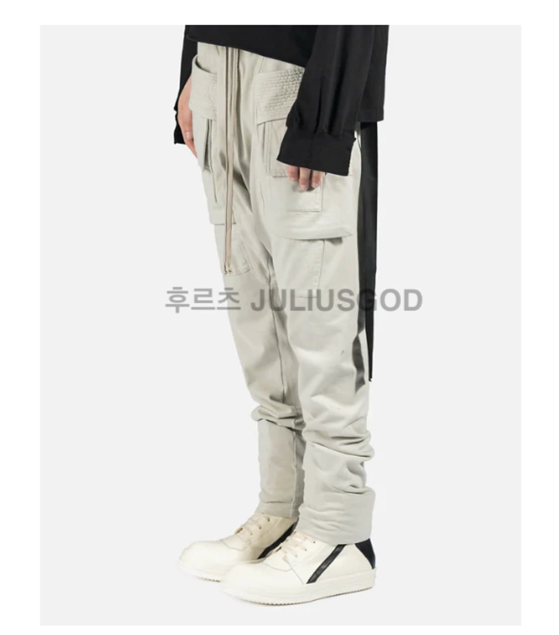 [정품, M] 릭오웬스 태권도 팬츠 RICK OWENS 다크쉐도우 크리치 상품이미지7