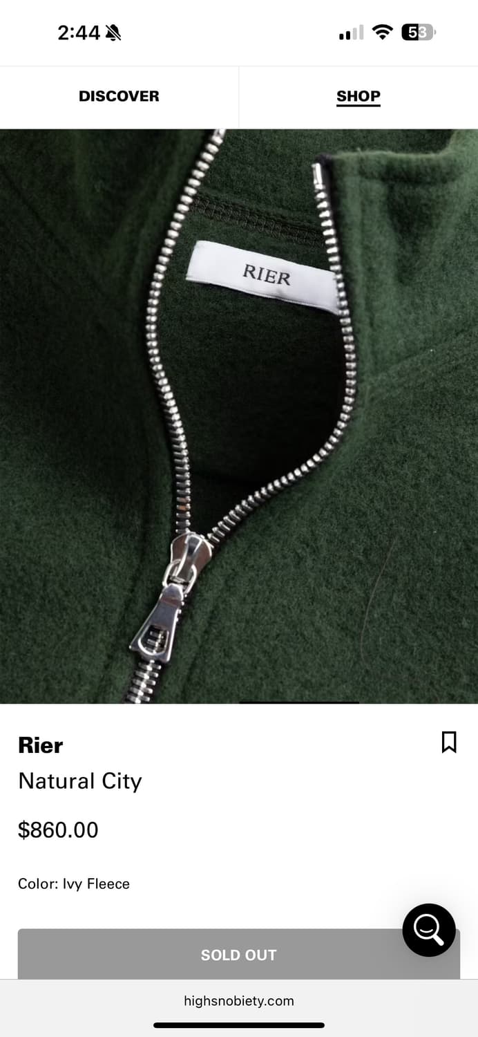 rier city fleece ivy 상품이미지6