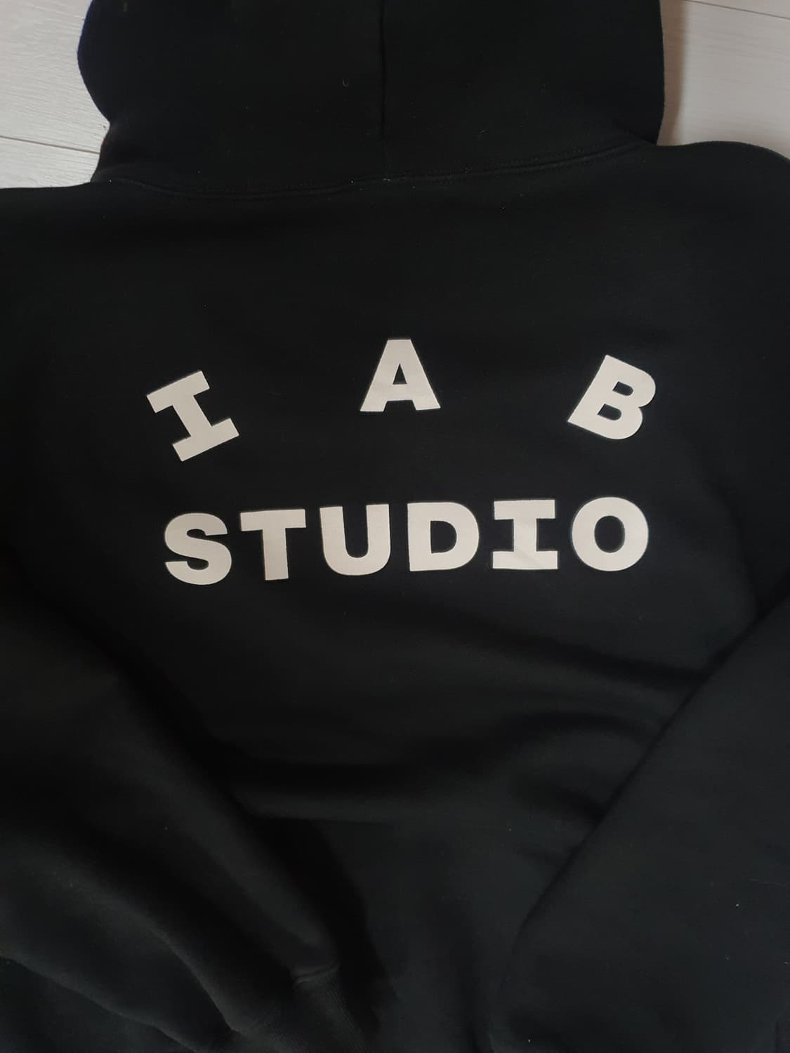 아이앱 스튜디오 블랙 화이트 후드 스웨트팬츠 셋업 XL 사이즈 정품 상품이미지4