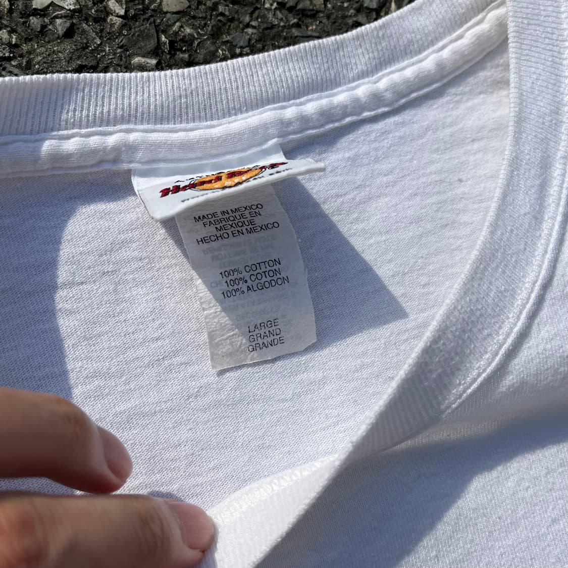 하드락 정품 화이트 뉴올리언스 프린팅 반팔 티셔츠 상품이미지8