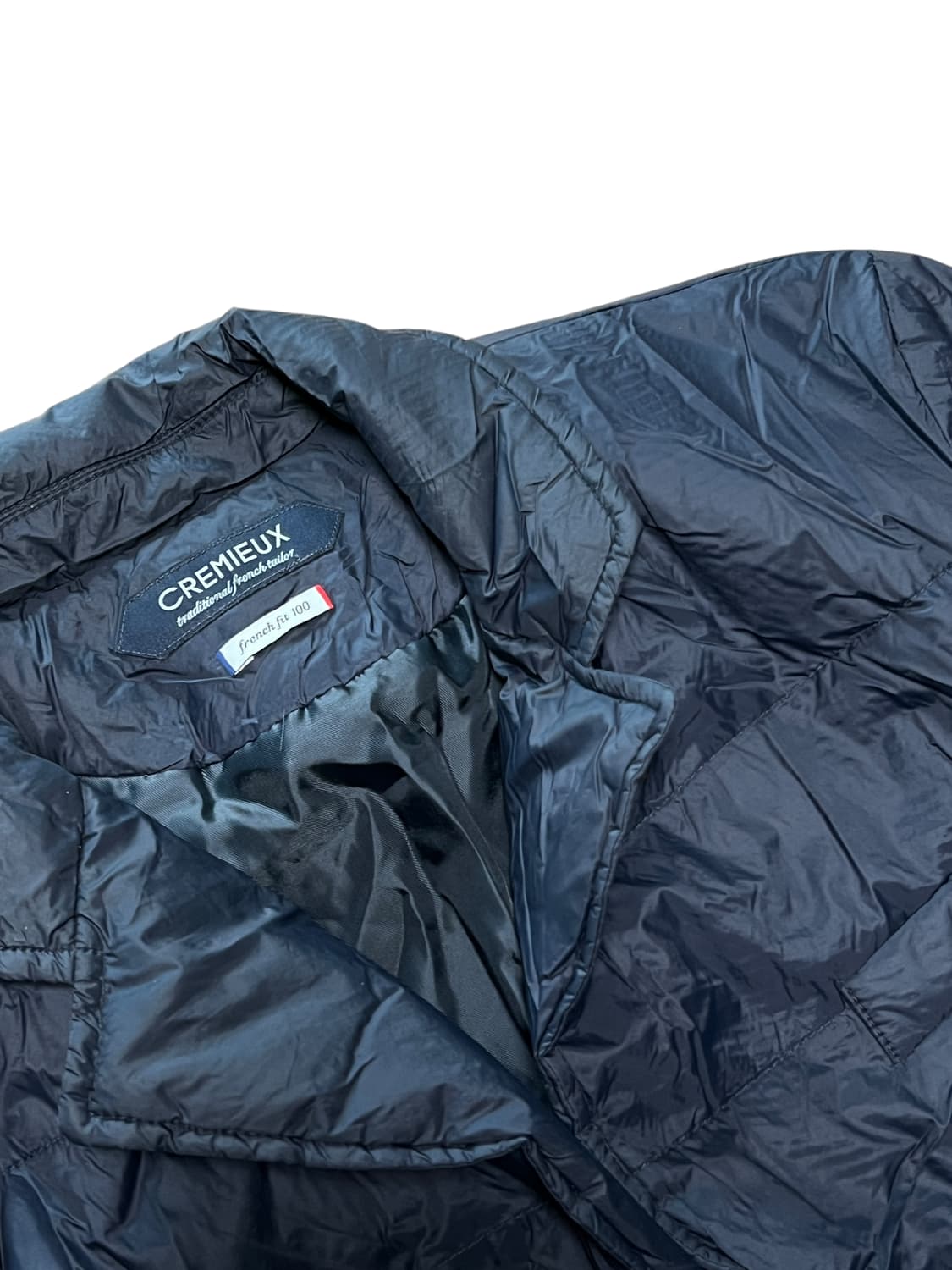 CREMIEUX 크레뮤 프렌치 핏 덕 다운 경량패딩 100 네이비 상품이미지2