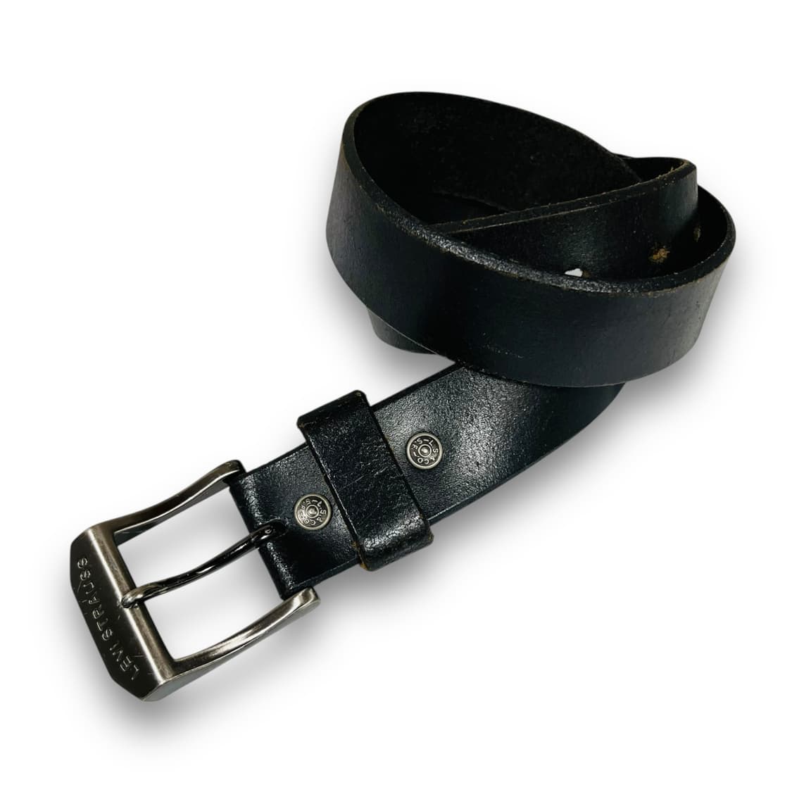 Levi's Western Dark Real Leather Belt 상품이미지1