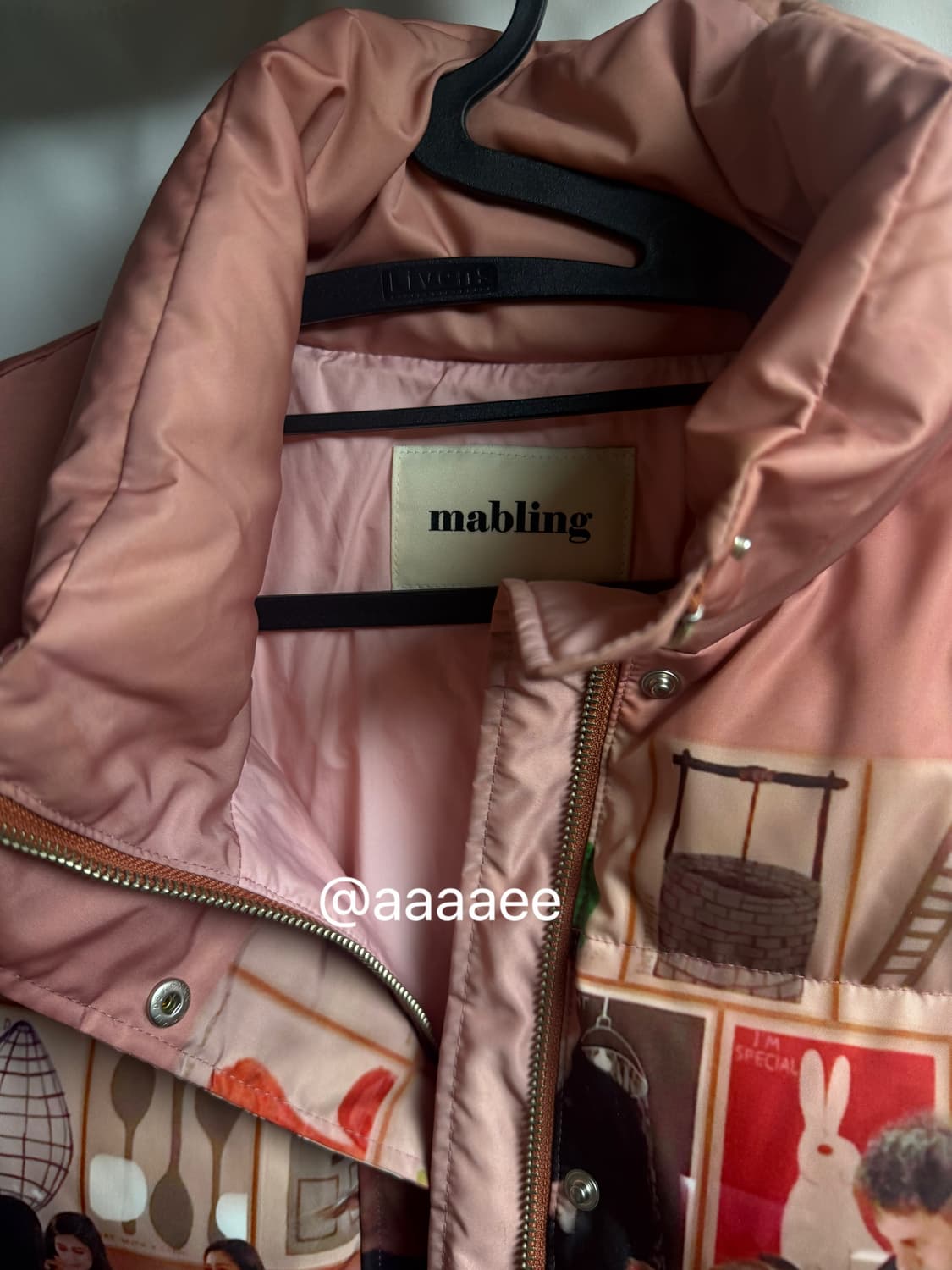 런던 나염 다운 푸퍼 상품이미지8