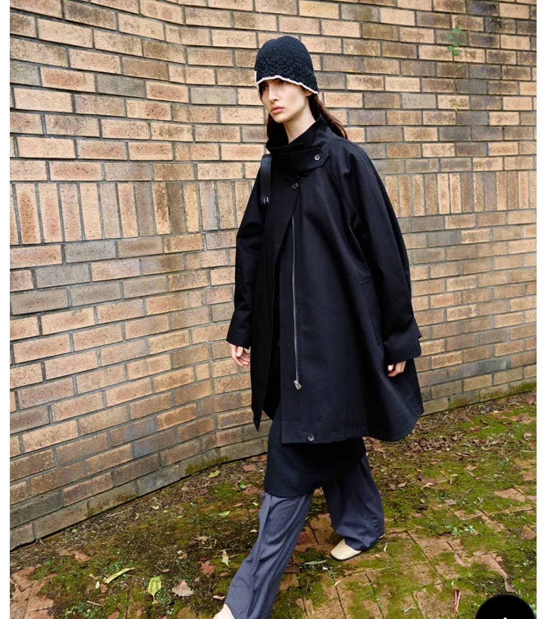 위메농 베런 하이넥 트렌치 자켓 cos 상품이미지3