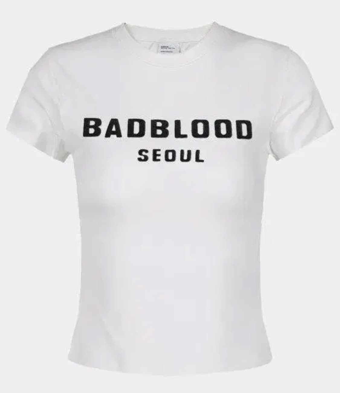 배드블러드 레더 로고 숏슬리브 s 상품이미지1