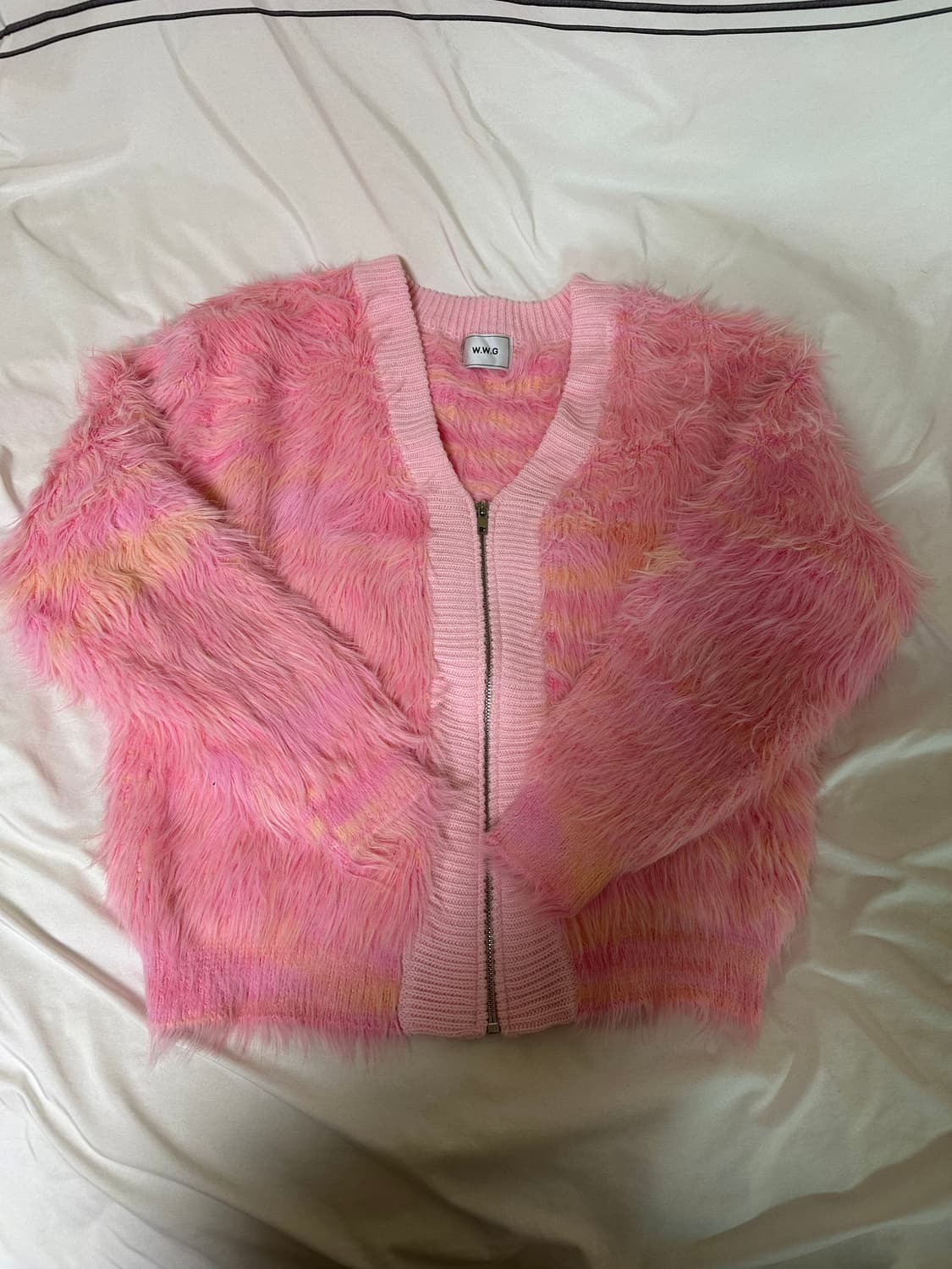 일본 핑크 가디건 상품이미지1