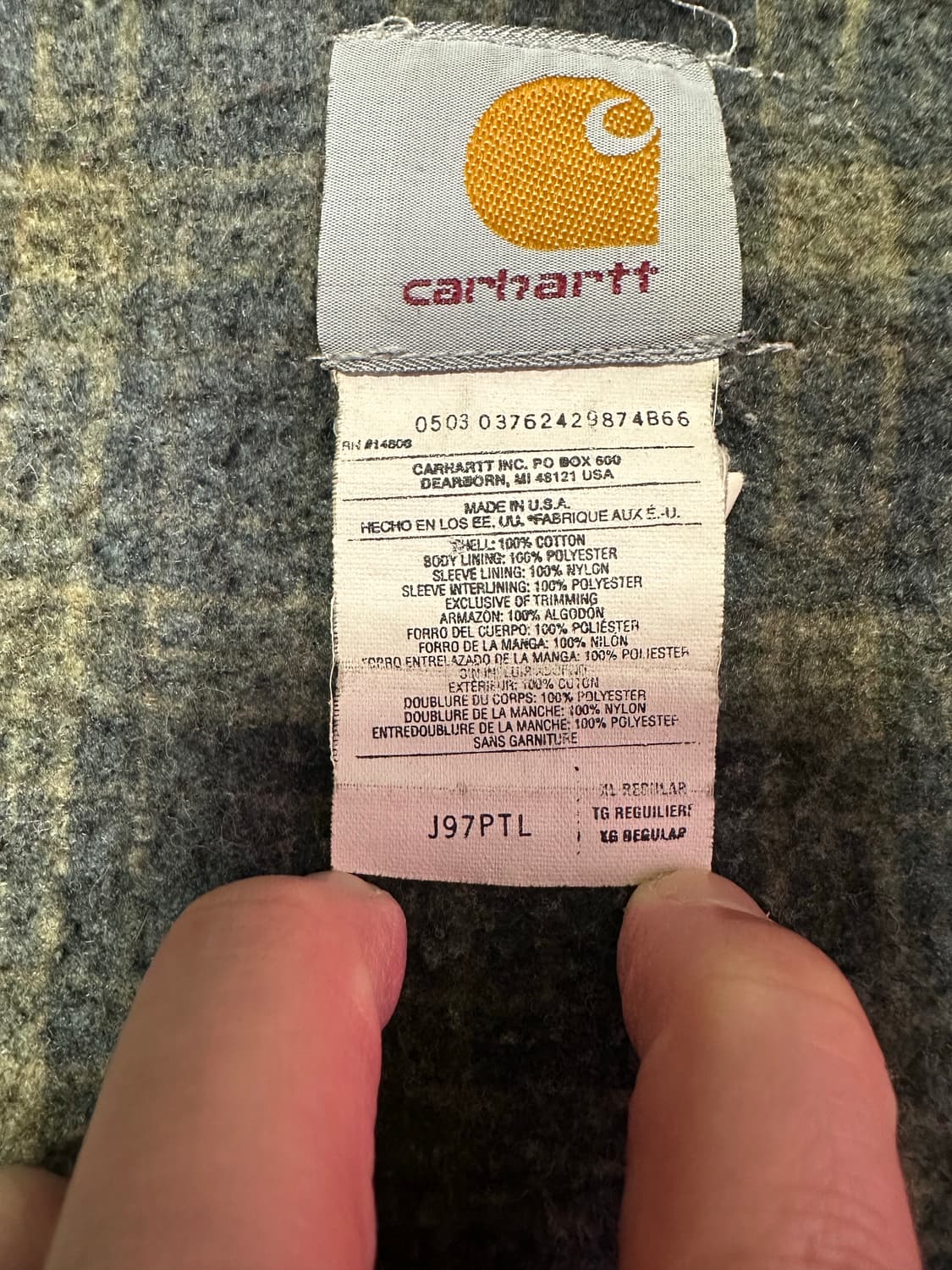 [XL] 칼하트 디트로이트 자켓 J97 PTL 패트롤 상품이미지4