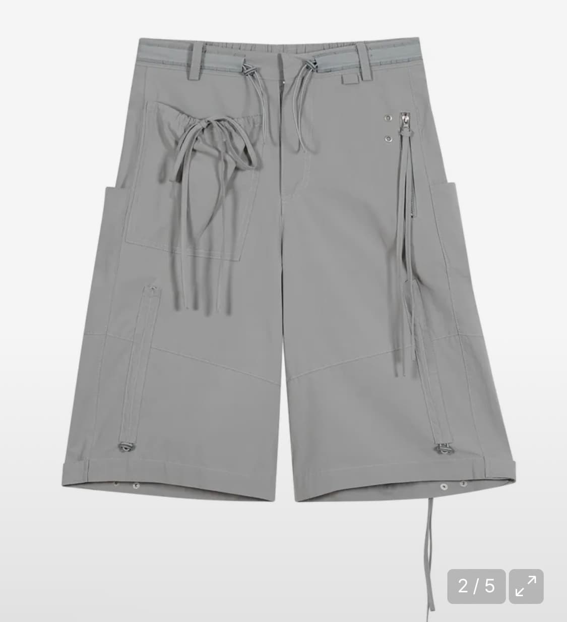 Strap Trimming Cargo Pants [Gray] 상품이미지2