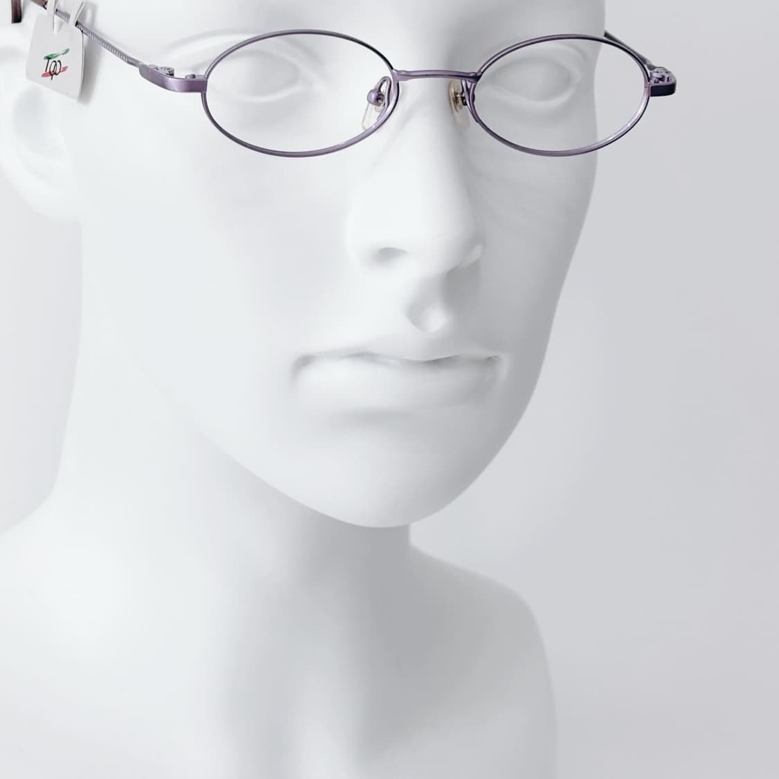 Close-up 퍼플 오벌 메탈 데드스탁 빈티지안경 상품이미지5