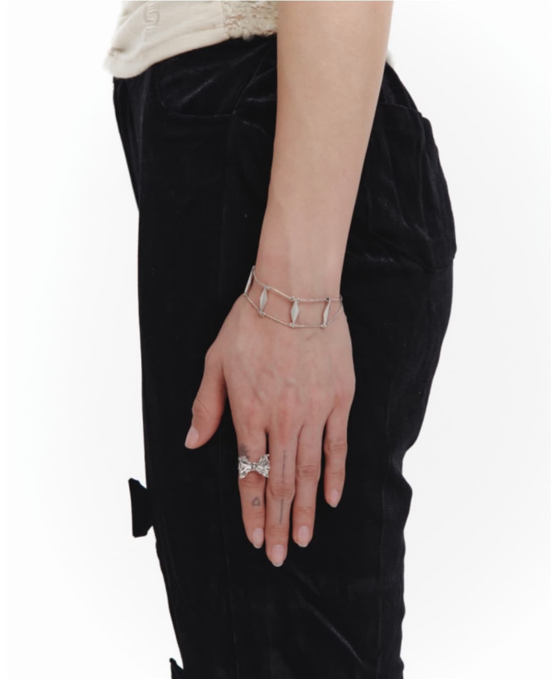 EVERYBIRTHDAY-Mesh bar bracelet 상품이미지2