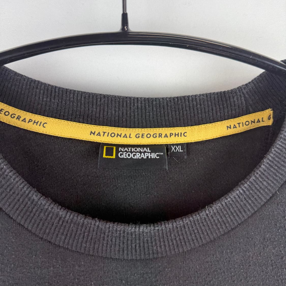 2XL) 내셔널지오그래픽 와펜 맨투맨 블랙 상품이미지3