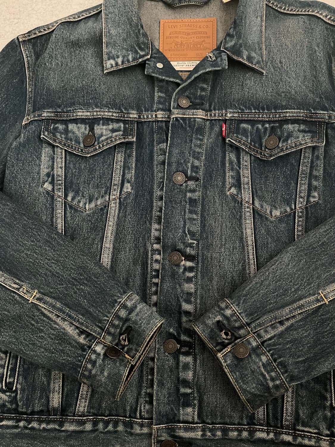 리바이스 프리미엄 타입 3 트러커 데님자켓 사이즈 M 상품이미지3