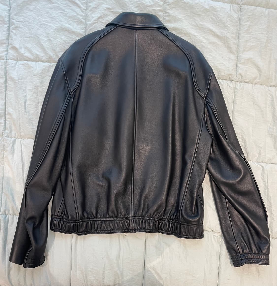 YOUTH 유스 레더 봄버 M (Moon) Leather Bomber 상품이미지3