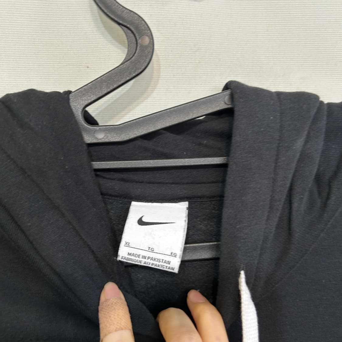 나이키 남성 후드 티셔츠 105 블랙 상태최상 상품이미지2