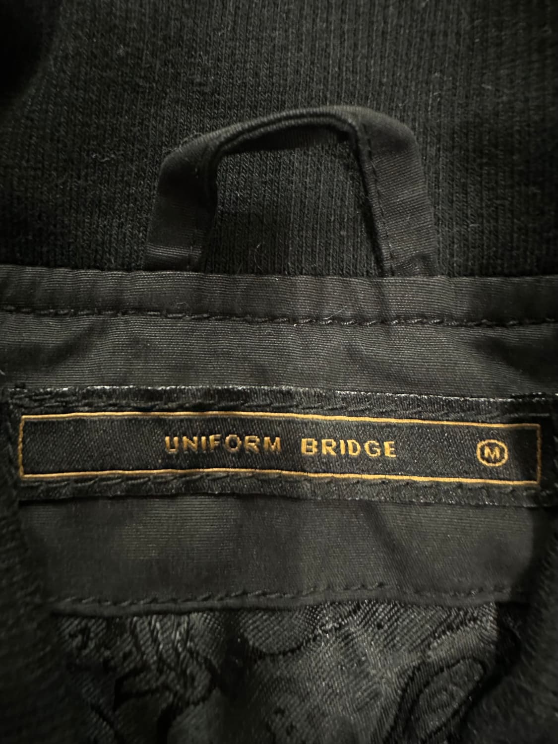 유니폼 브릿지 블랙 항공 점퍼 상품이미지5