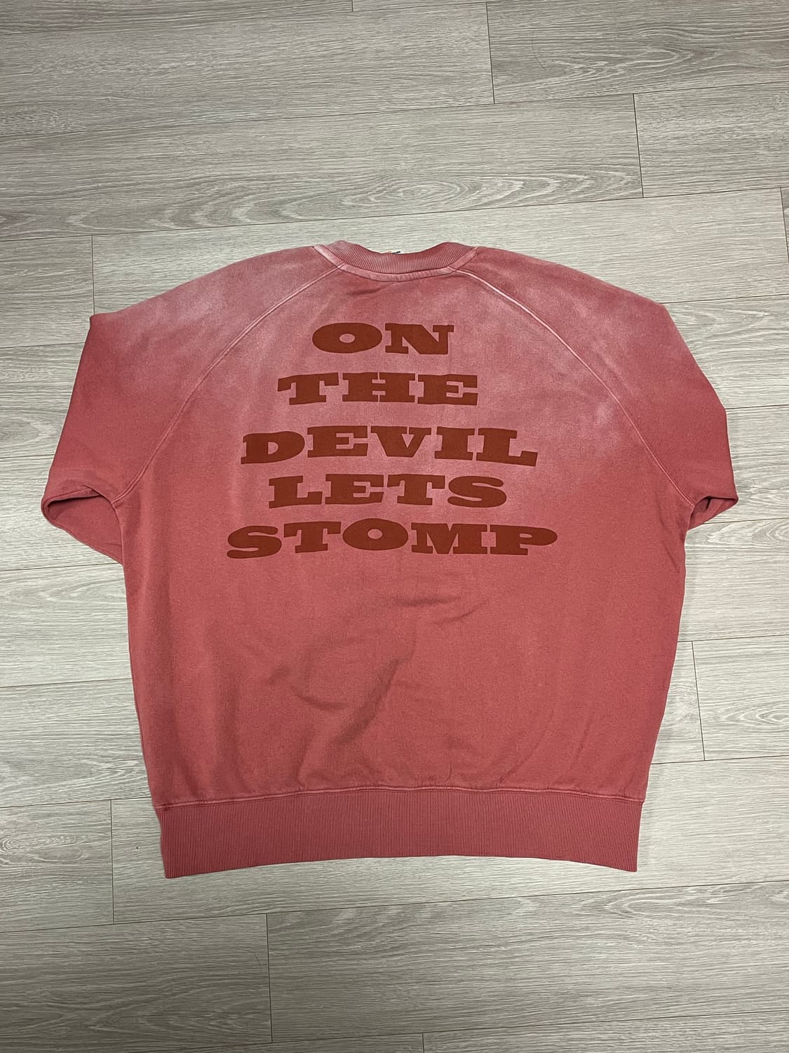 (새상품) 데우스 엑스 마키나 가먼트다잉 데빌 맨투맨 스웻셔츠 상품이미지7