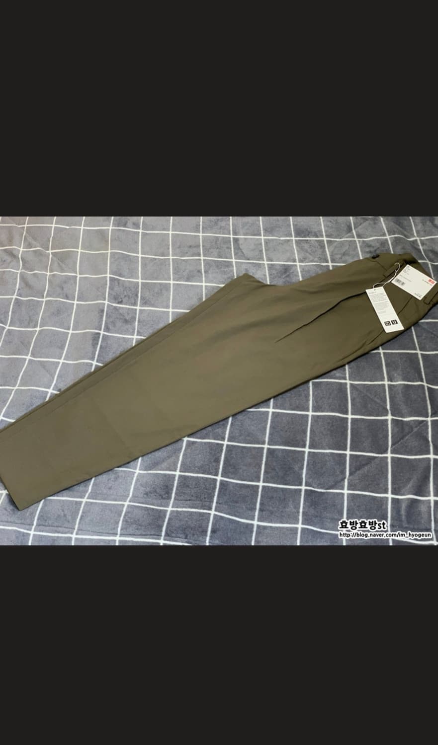 유니클로U   베이지셋업 상의105 하의31 상품이미지3