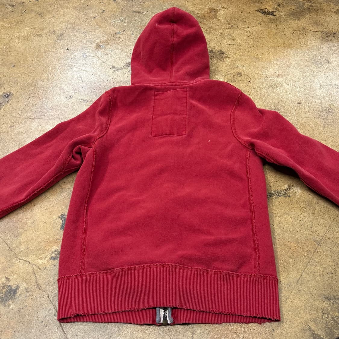아베크롬비 버건디 레드 후드집업 상품이미지4