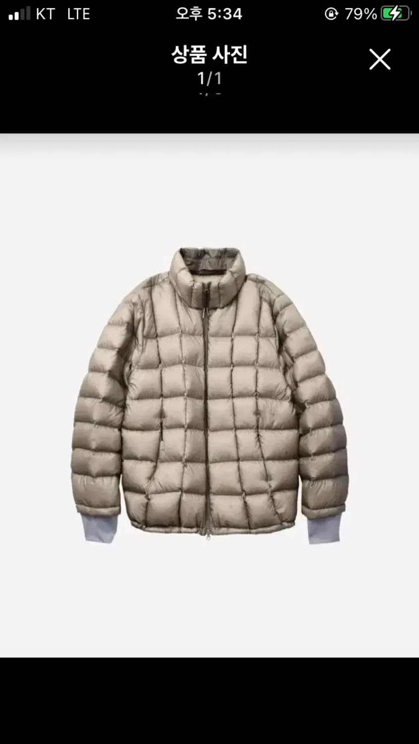 999휴머니티 패딩 카키 1사이즈 상품이미지1