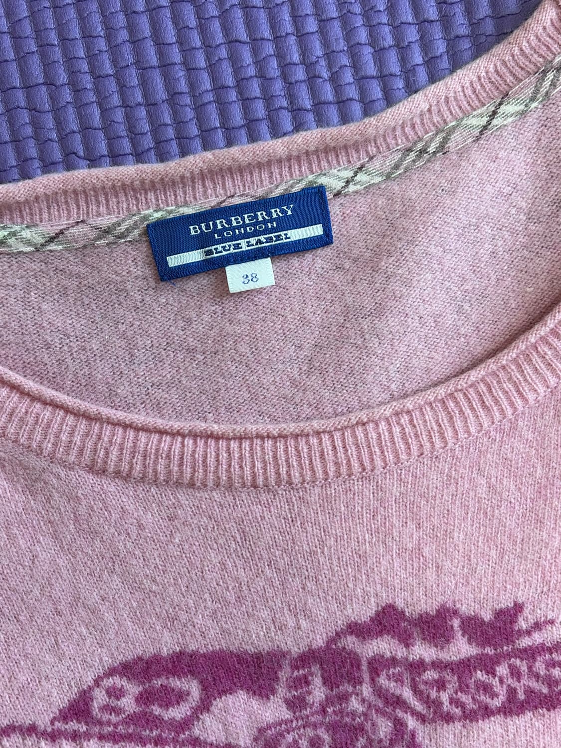 버버리 핑크 니트 상품이미지2