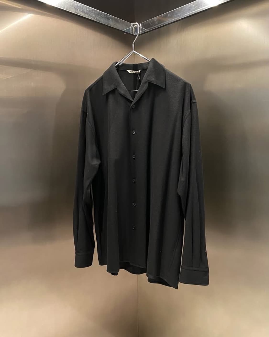 (새상품) 오라리 25ss 에어리 캐시미어 셔츠 블루종 4사이즈 상품이미지1