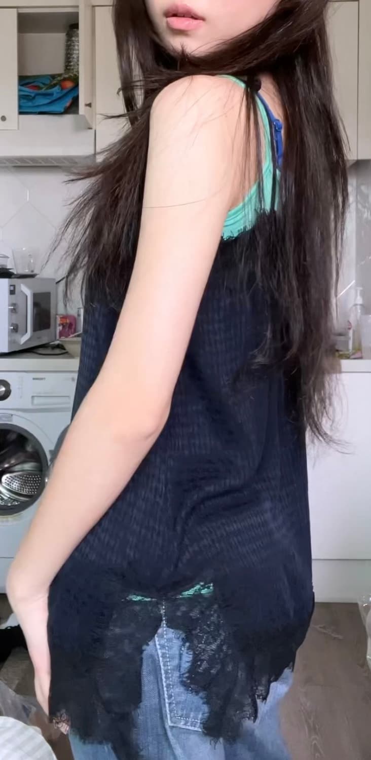 Loose lace sleeveless 상품이미지5