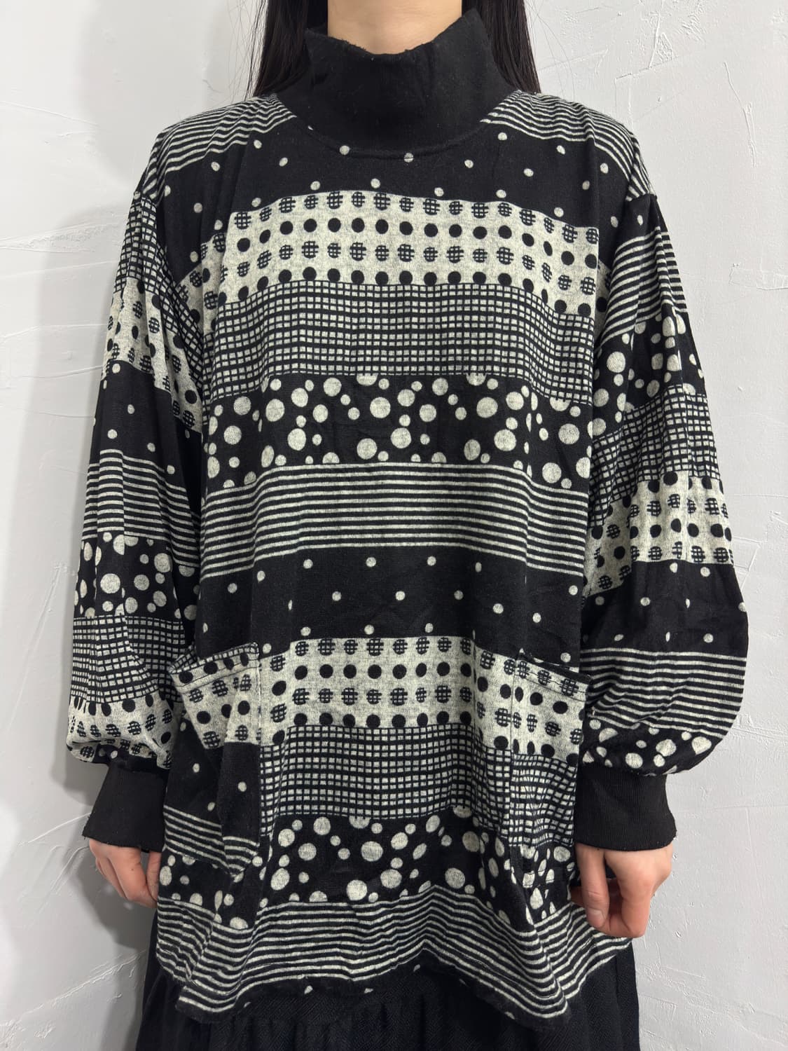 luna creciente dot pocket top 상품이미지2