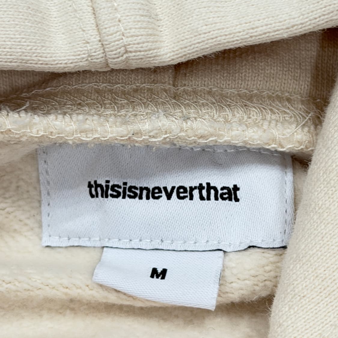 디스이즈네버댓 T로고 스웻 후드티 M 상품이미지4