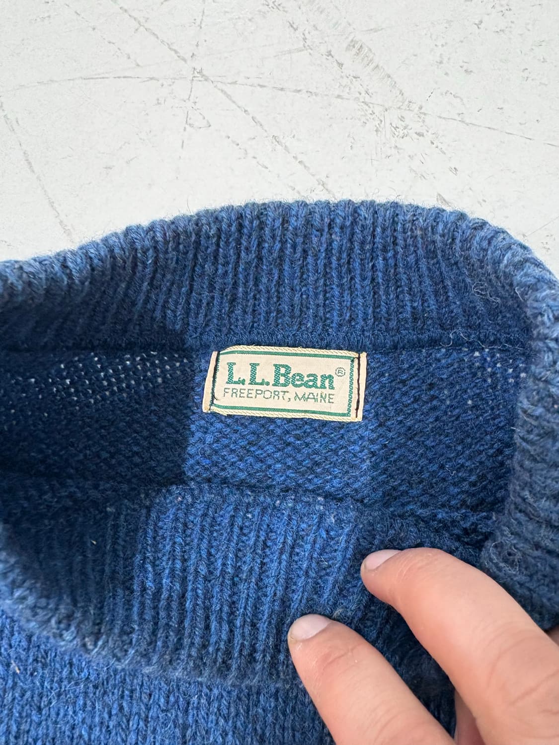 90’s  LL Bean Wool Sweater.  상품이미지5