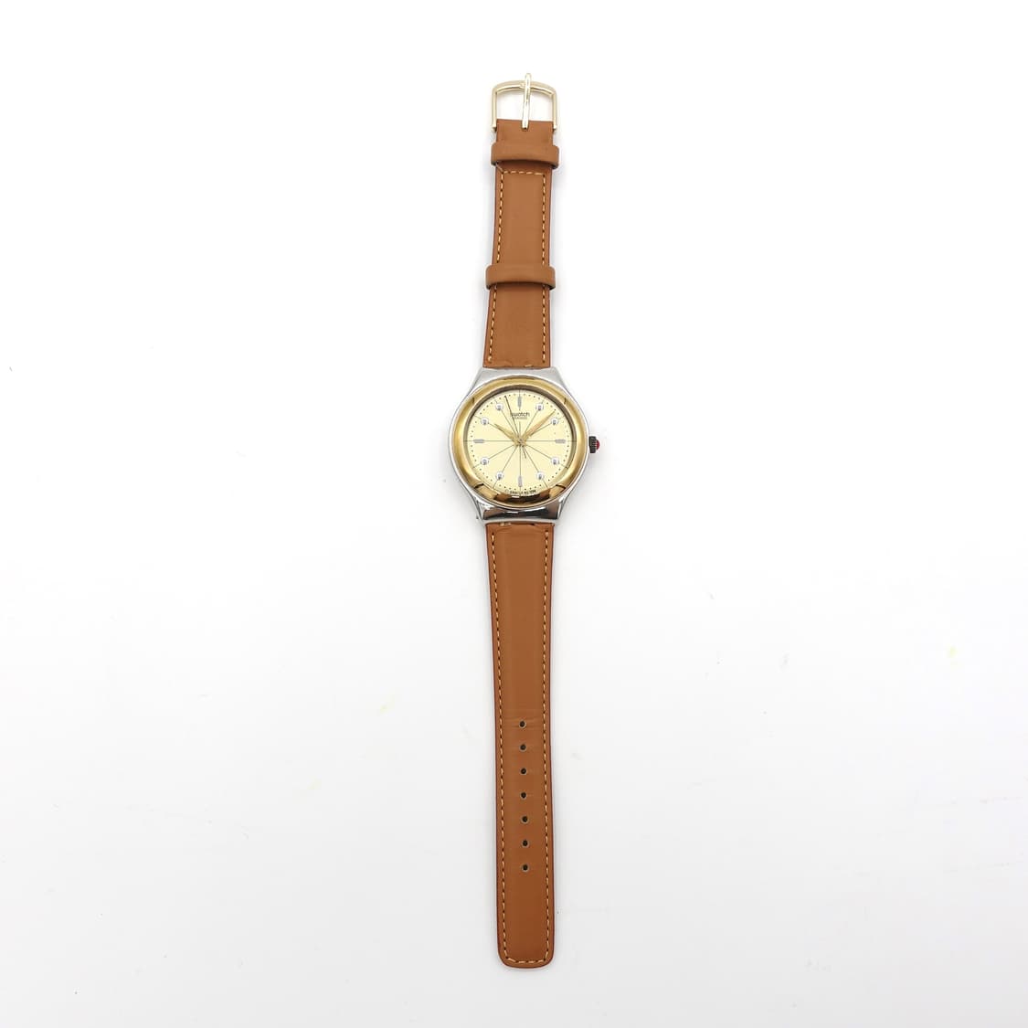 SWATCH 빈티지 스와치 컬렉션 레더 손목시계  상품이미지1