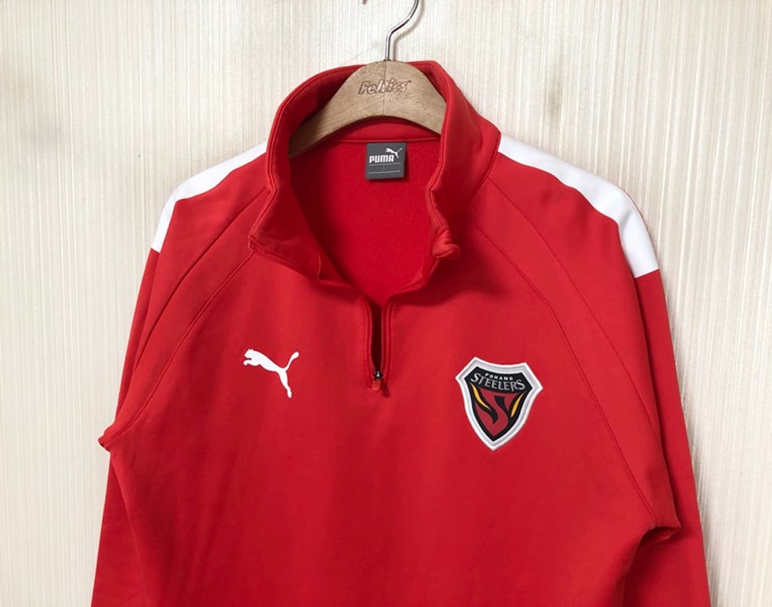 K리그 푸마 포항스틸러스 하프집업 트레이닝탑 L #6 상품이미지7