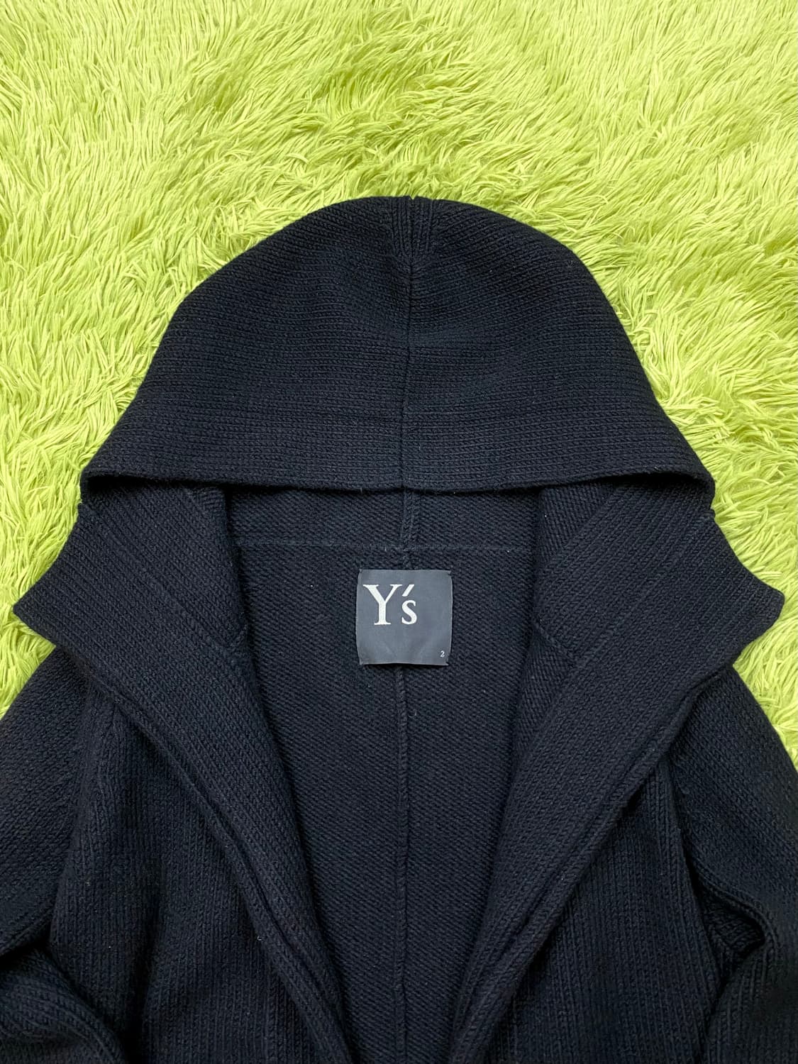 Y’s by 요지 야마모토 빅 후드 울 볼레로 자켓 상품이미지5