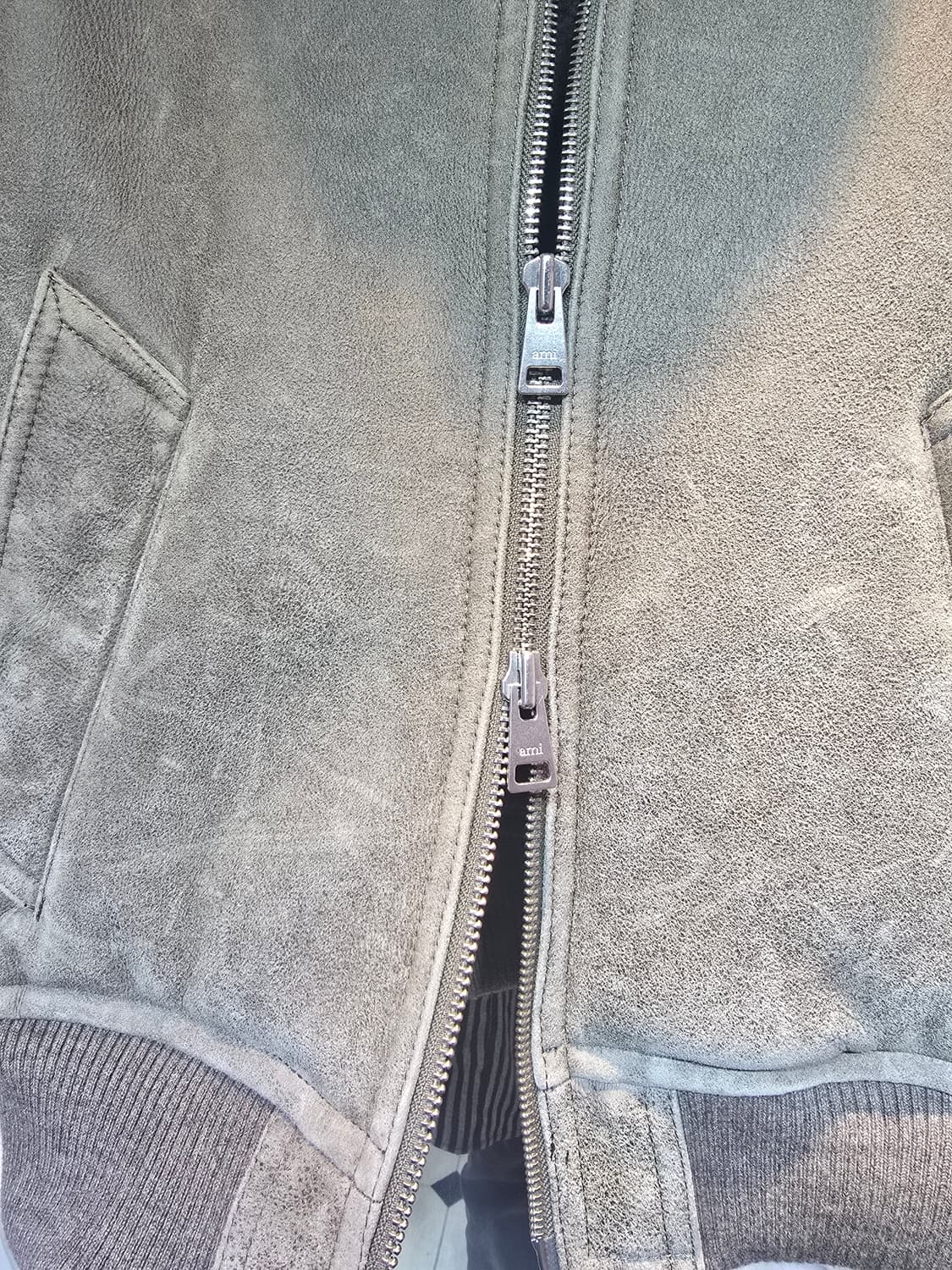 아미 램 시어링 봄버 자켓 M택포 상품이미지5